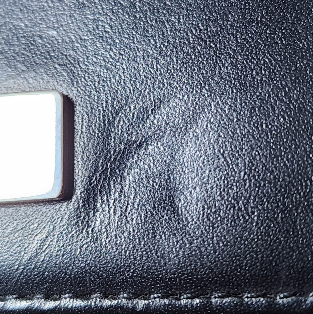 Gucci Black GG Canvas and Leather French Compact Wallet - Picture 15 of 16